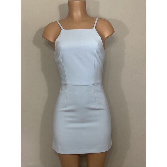 New. French Connection baby blue mini dress. MSRP $168. Size 6 - Picture 6 of 10